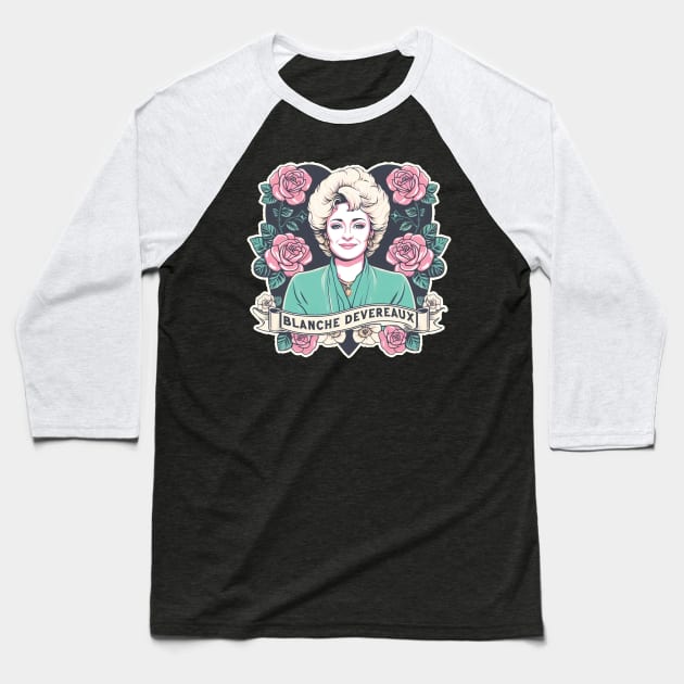 Blanche Devereaux Baseball T-Shirt by Trendsdk